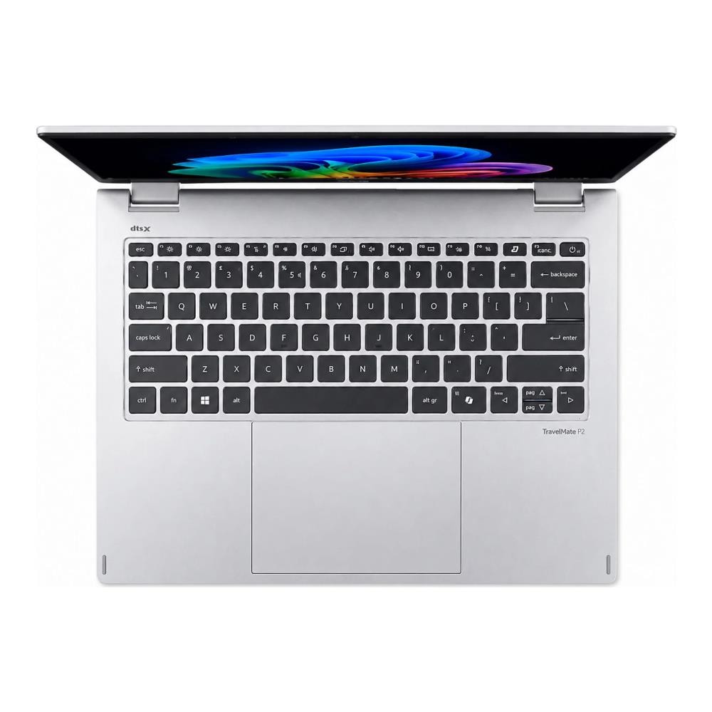 TravelMate P4 Spin 14 AI TMP414RN-56-TCO-56CL Copilot+ PC convertibile 2 in 1, 14 ", processore Intel® Core Ultra 5 322, 16 GB, 512 GB SSD, Argento, Touchscreen, Windows 11 Pro - Foto 4