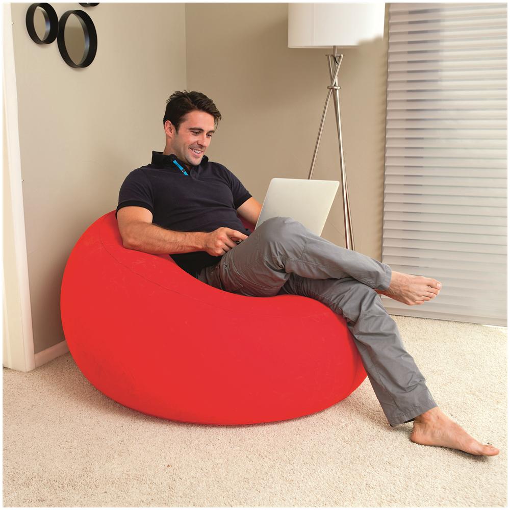 Poltrona Puffo, Floccata, 112x112x66, Colori Assortiti - Foto 2