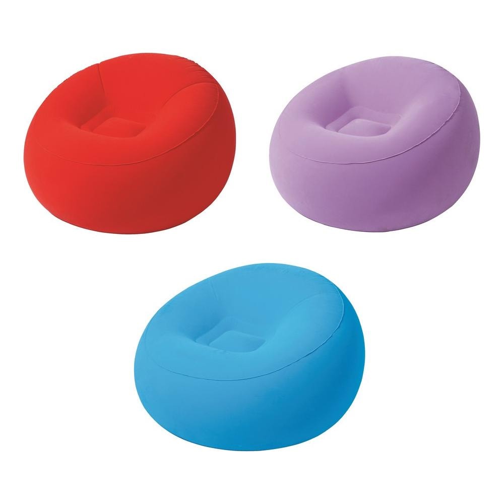 Poltrona Puffo, Floccata, 112x112x66, Colori Assortiti - Foto 18