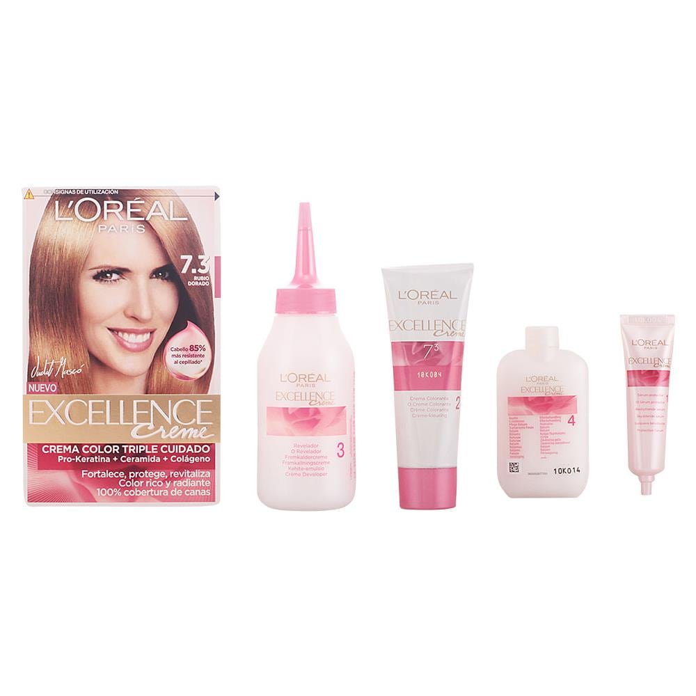 Excellence Creme Tinte 7,3 Rubio Dorado - Foto 1