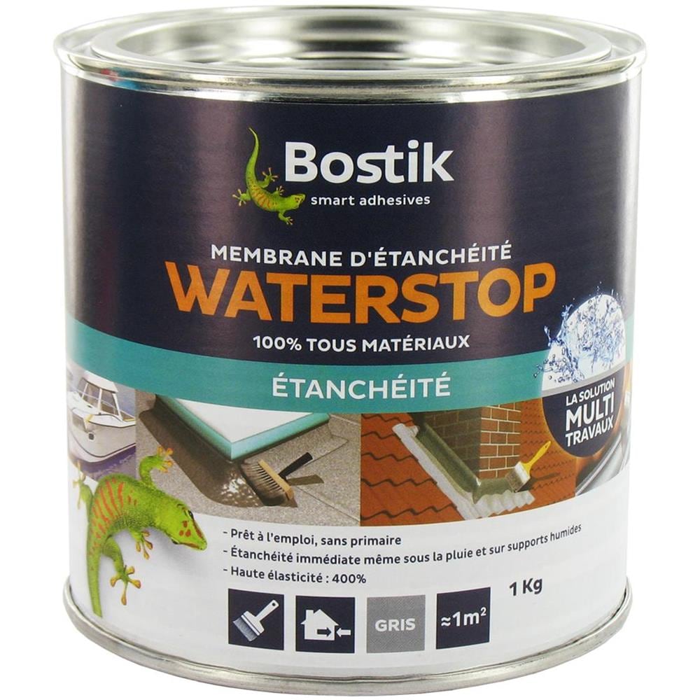 Membrana Impermeabile Bostik Waterstop 1kg - Grigio - Foto 1