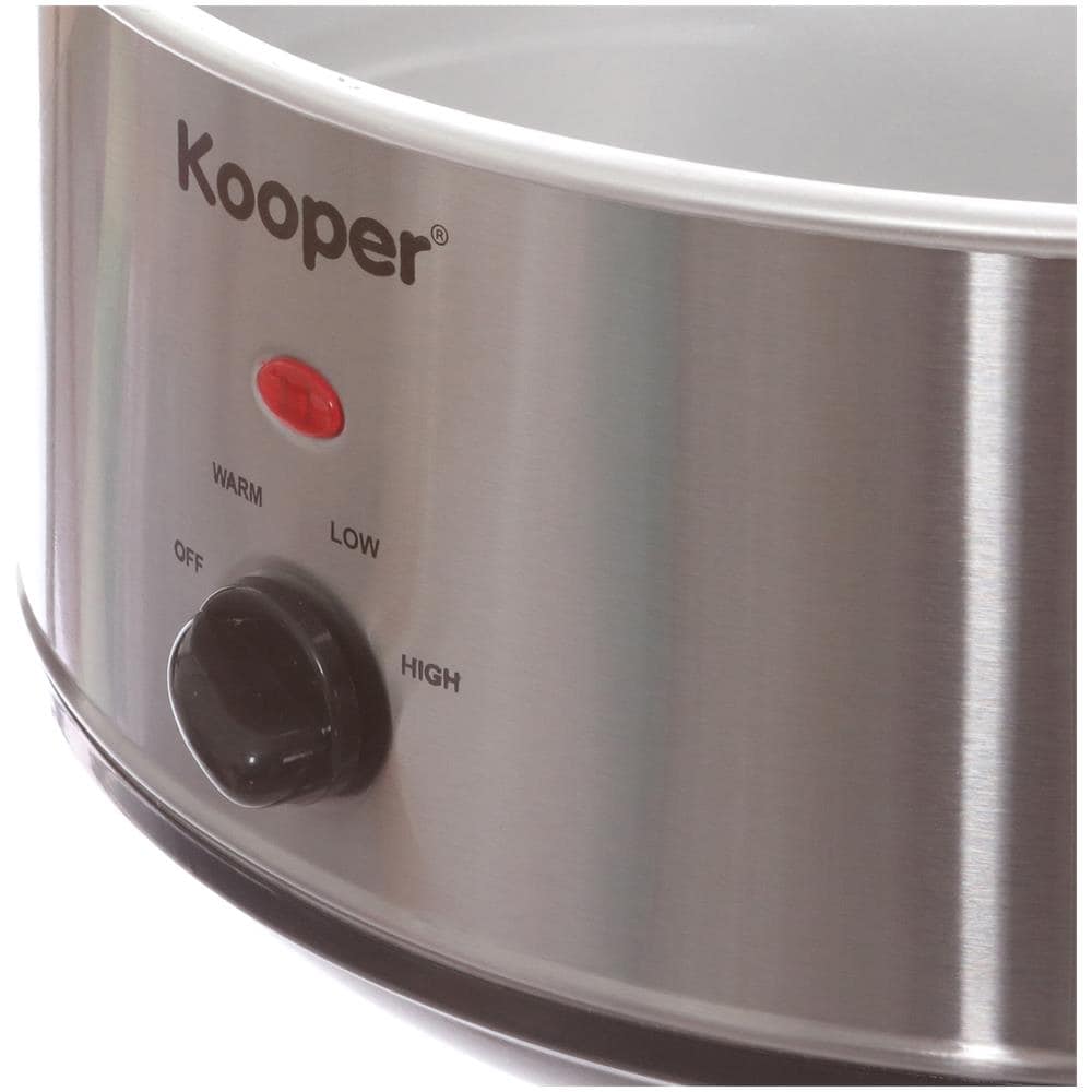 Pentola Elettrica Slow Cooker, In Acciaio, Da 34 Cm Grigio - Foto 2