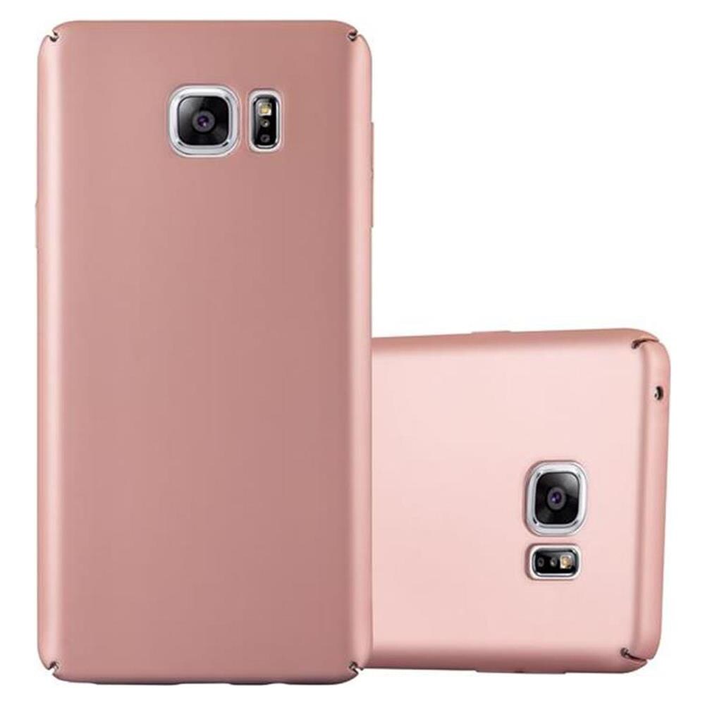 Cadorabo Custodia Compatibile Con Samsung Galaxy Note 5 In Oro Rosa Metallo - Hard Case Coperchio Protettivo In Look Metallico Contro I Graffi E Gli Urti - Foto 1