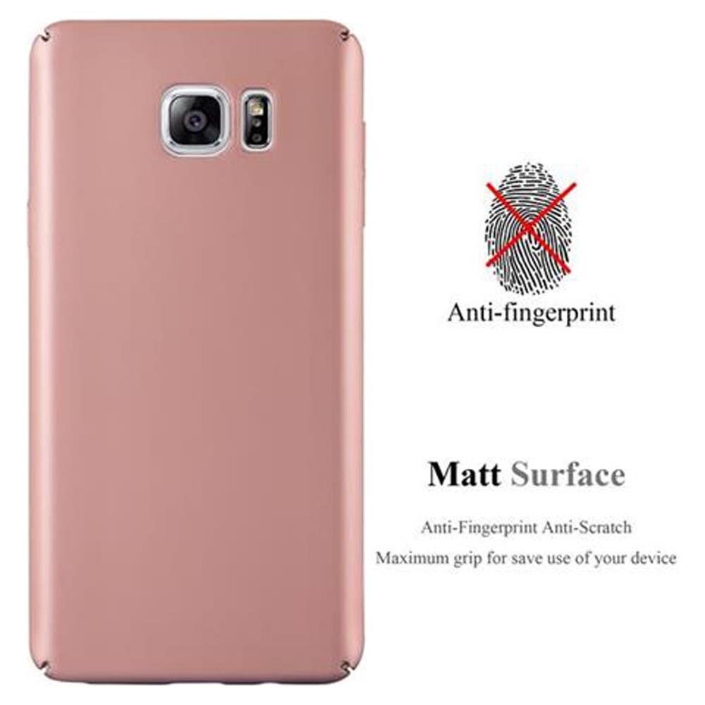 Cadorabo Custodia Compatibile Con Samsung Galaxy Note 5 In Oro Rosa Metallo - Hard Case Coperchio Protettivo In Look Metallico Contro I Graffi E Gli Urti - Foto 2