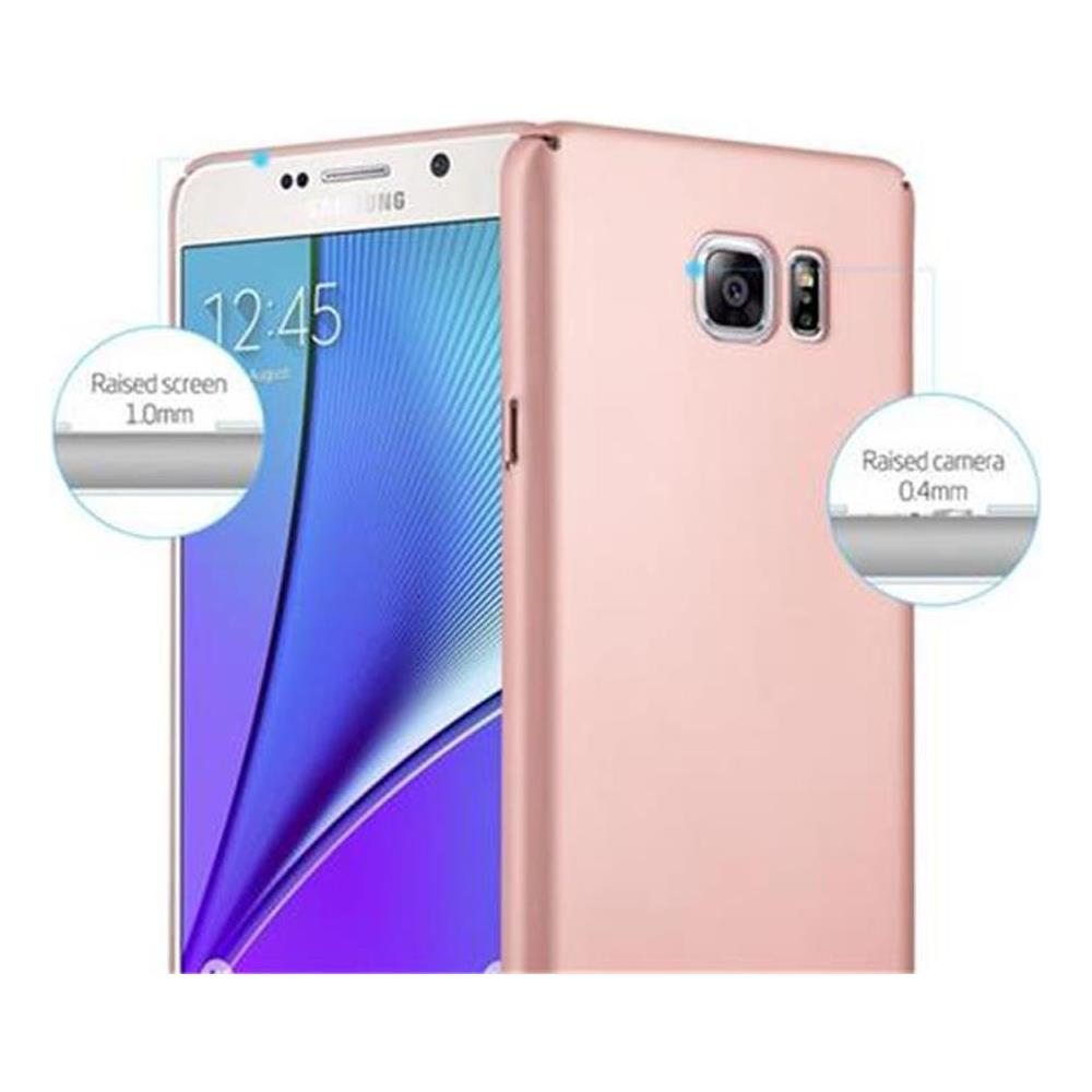 Cadorabo Custodia Compatibile Con Samsung Galaxy Note 5 In Oro Rosa Metallo - Hard Case Coperchio Protettivo In Look Metallico Contro I Graffi E Gli Urti - Foto 6