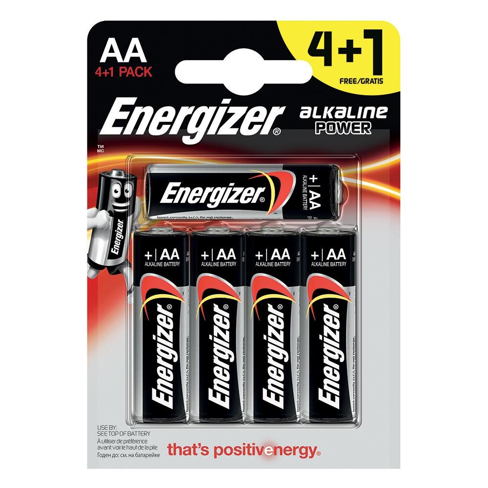 5 Pile Alcaline Power Lr6 Aa Energizer Blister - Foto 1