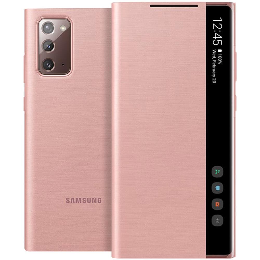 Custodia Clear View Cover Ef-zn980caegeu Per Galaxy Note 20 N980 Mystic Bronze - Foto 2