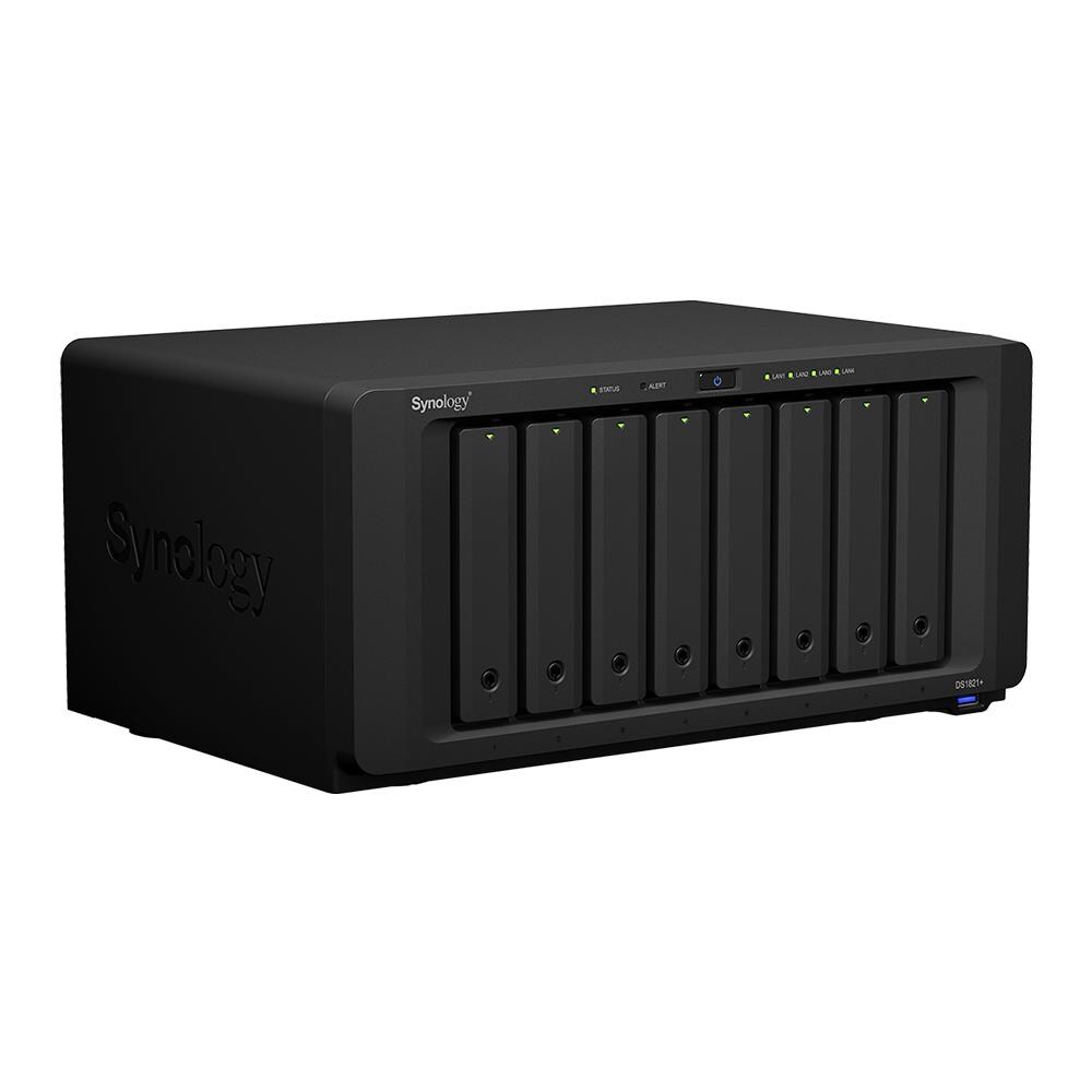 NAS DiskStation DS1821+ 8 Slot 2.5" / 3.5" Interfacce 4x Gigabit Ethernet / 4x USB 3.2 Ram 4 GB - Foto 2