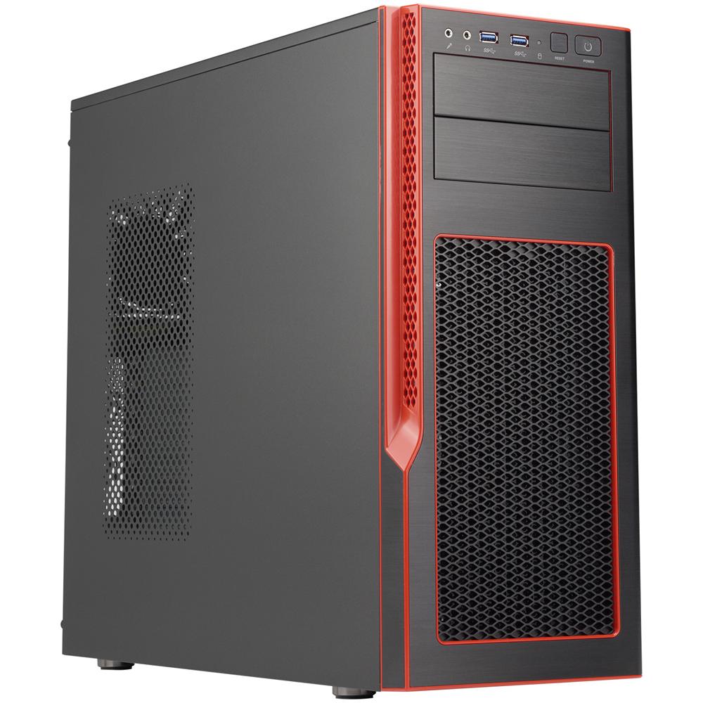 GS50-000R, Midi-Tower, PC, 2x 120 mm, 1x 120 mm, ATX, Micro-ATX, HDD, Potenza - Foto 4