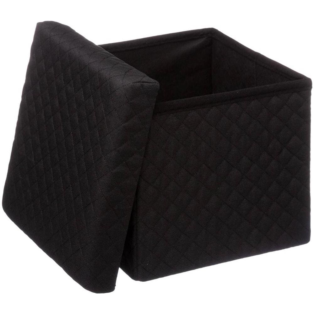 Pouff Pieghevole Con Portablocco, 31 X 30 X 31 Cm, Velour - Foto 2