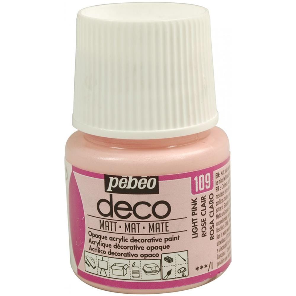 Pittura Acrilica Opaca - Rosa Chiaro - 45 Ml - Foto 1