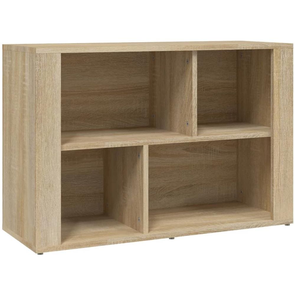 Credenza Rovere Sonoma 80x30x54 Cm In Legno Multistrato - Foto 2
