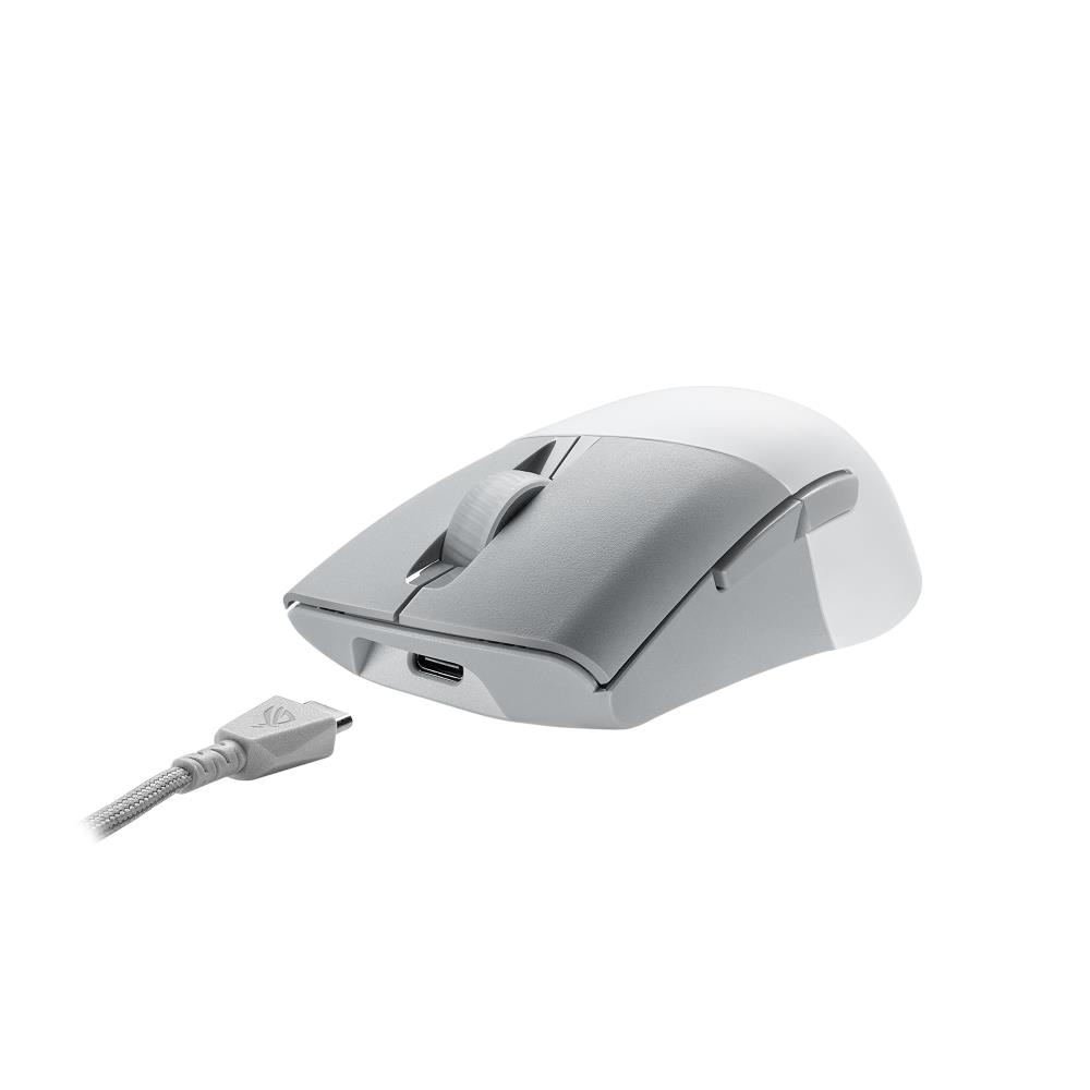Mouse ROG Keris Wireless AimPoint Ottico 5 Tasti 36000 DPI Colore Bianco - Foto 4