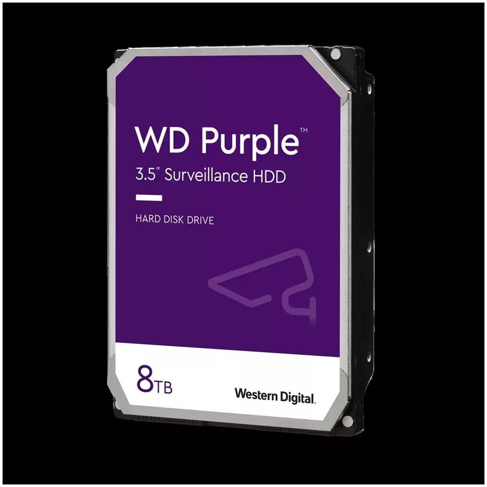 Blue 8TB WD PURPL 8TB WD PURPLE 3.5" Serial ATA III - Foto 1