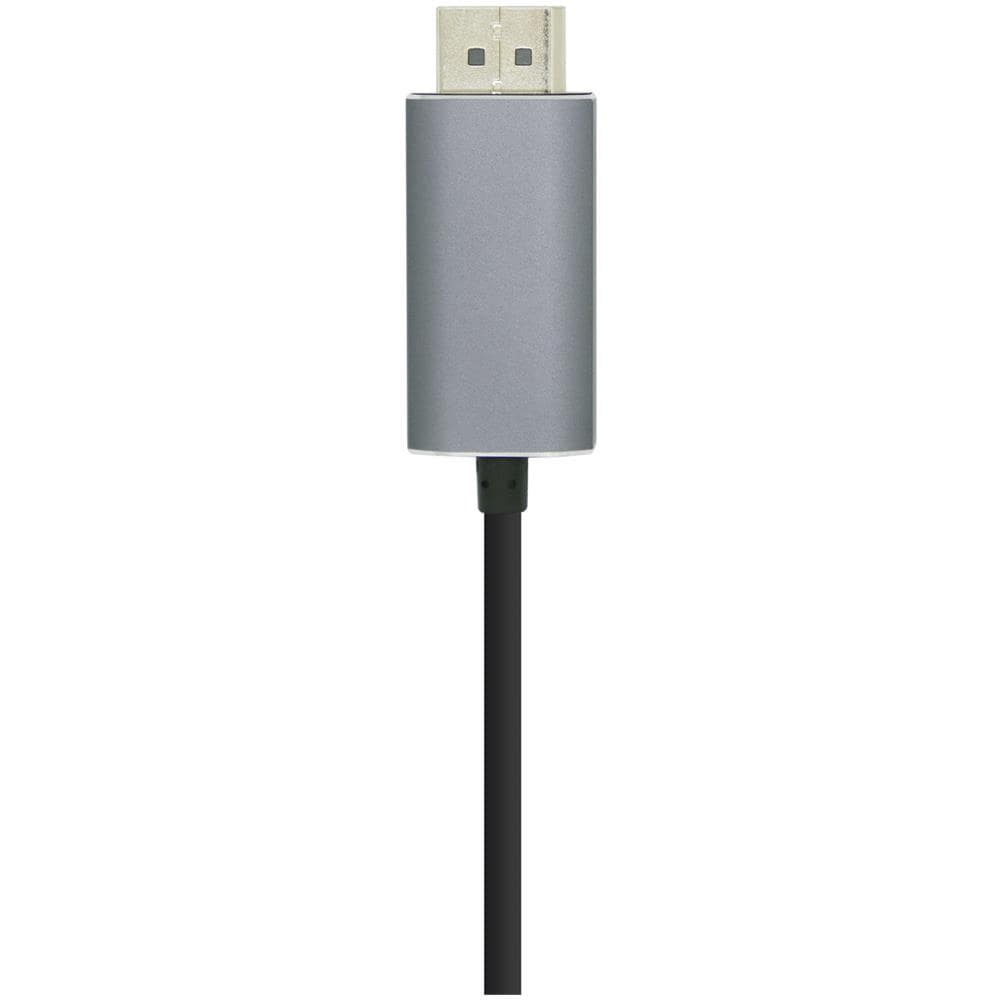 A109-0394 cavo e adattatore video 0,8 m DisplayPort USB tipo-C Alluminio, Nero - Foto 2