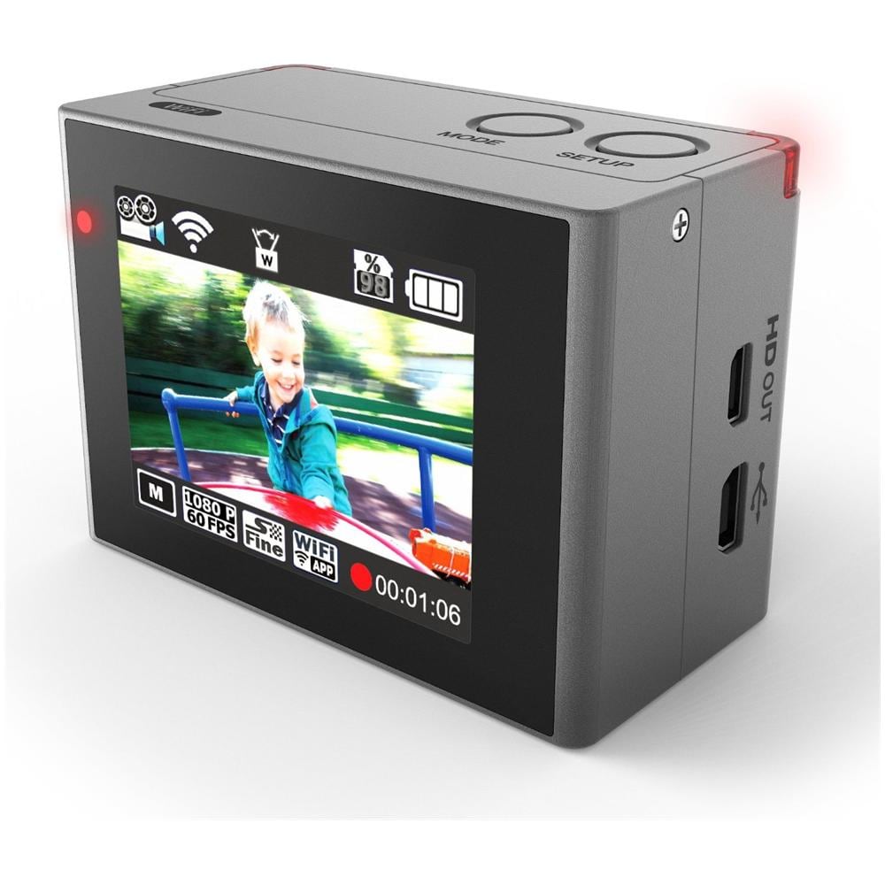 Action Cam LX Sensore CMOS Full HD Display 2'' - Foto 12