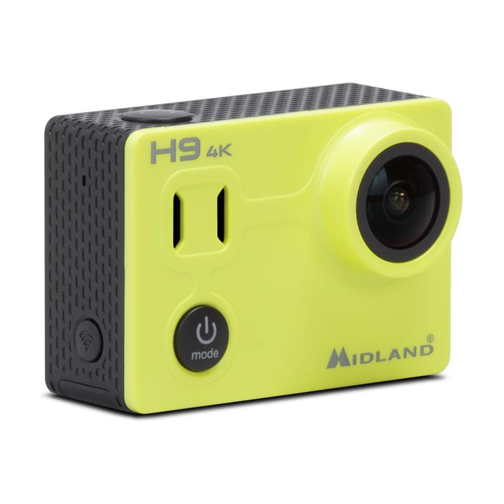 Action Cam H9 4K Ultra HD 30 fps 1050MAH WiFi con Custodia Impermeabile Colore Nero /Giallo - Foto 2