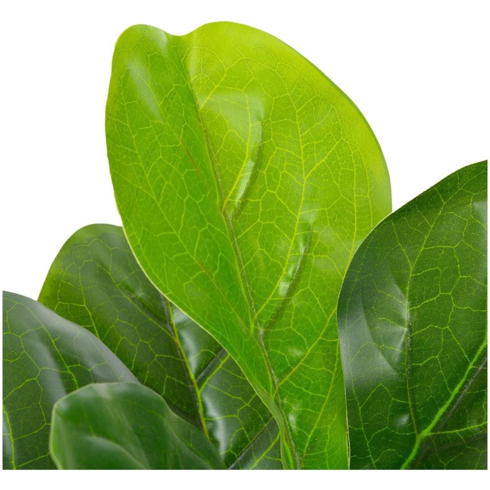 Pianta Artificiale Di Ficus Lyrata Con Vaso Verde 90 Cm - Foto 2