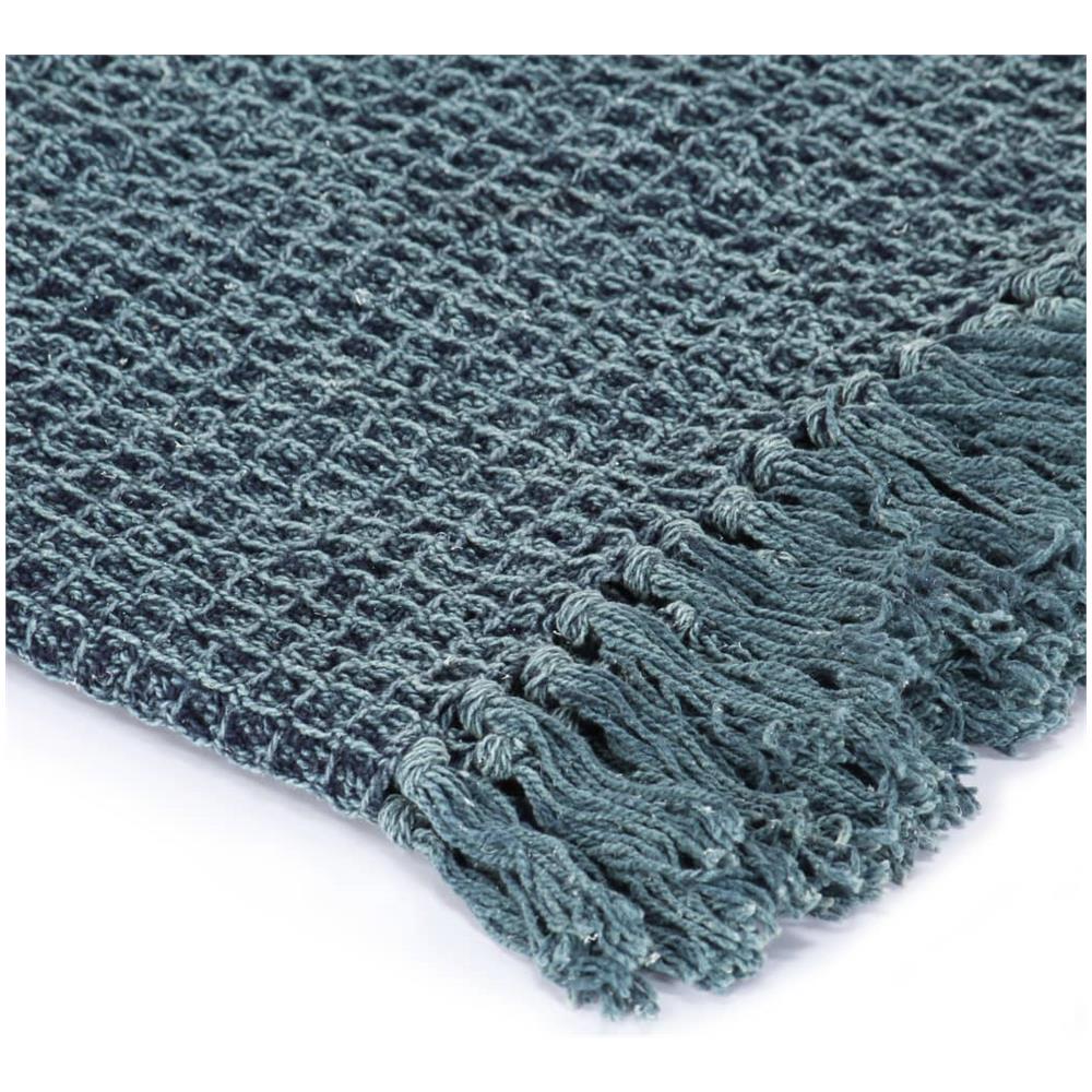 Copriletto In Cotone 220x250 Cm Indaco - Foto 5