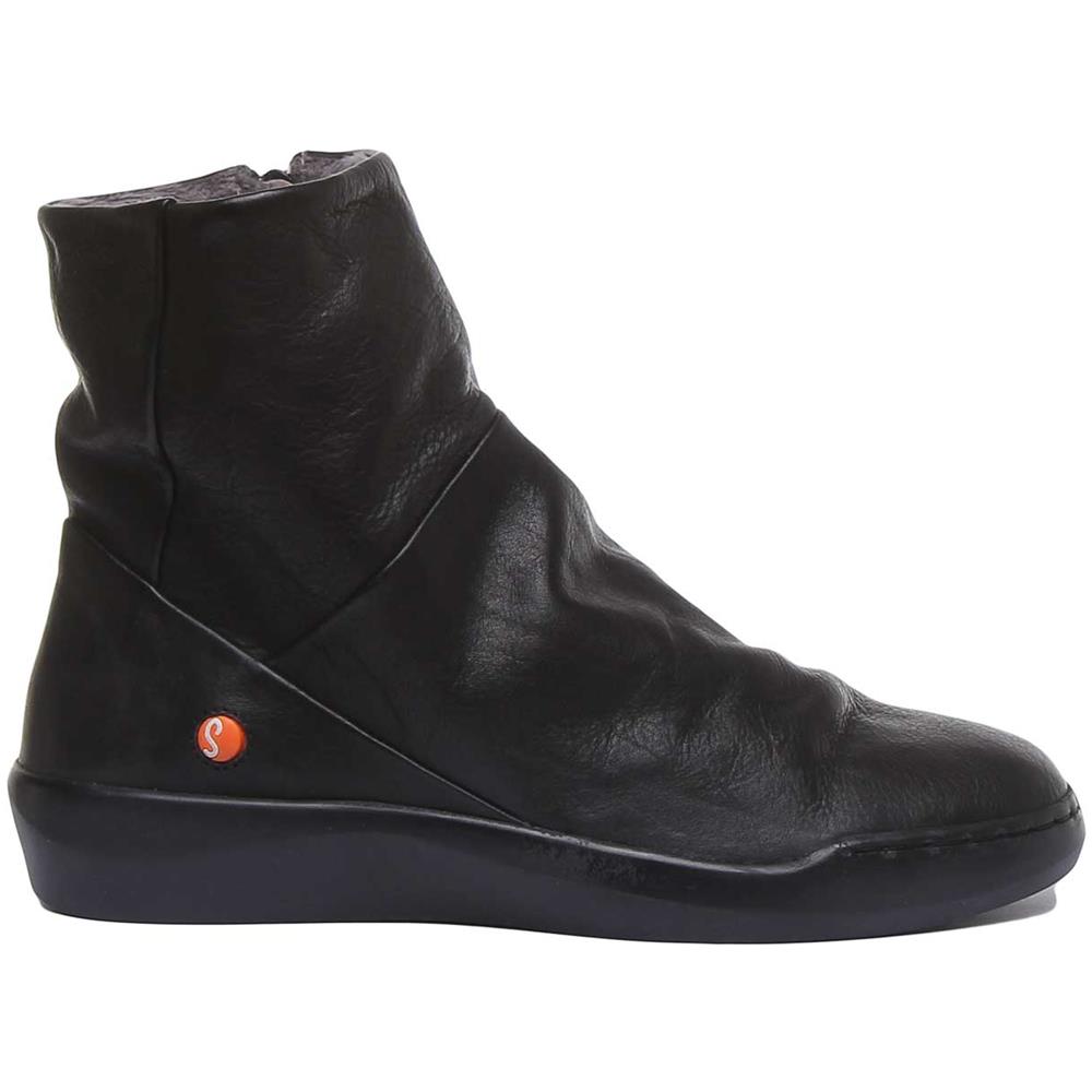 Pelle Morbida Softinos Bler550 Stivaletti In Nero Per Le Donne - Foto 2