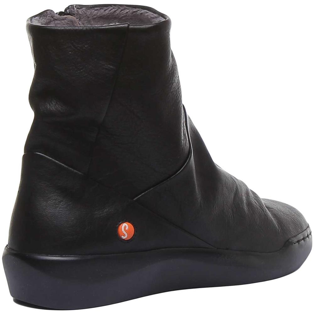 Pelle Morbida Softinos Bler550 Stivaletti In Nero Per Le Donne - Foto 3