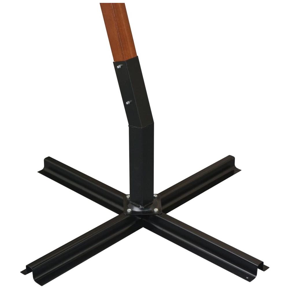 Ombrellone A Sbalzo Antracite 3,5x2,9 M Palo In Abete Massello - Foto 8