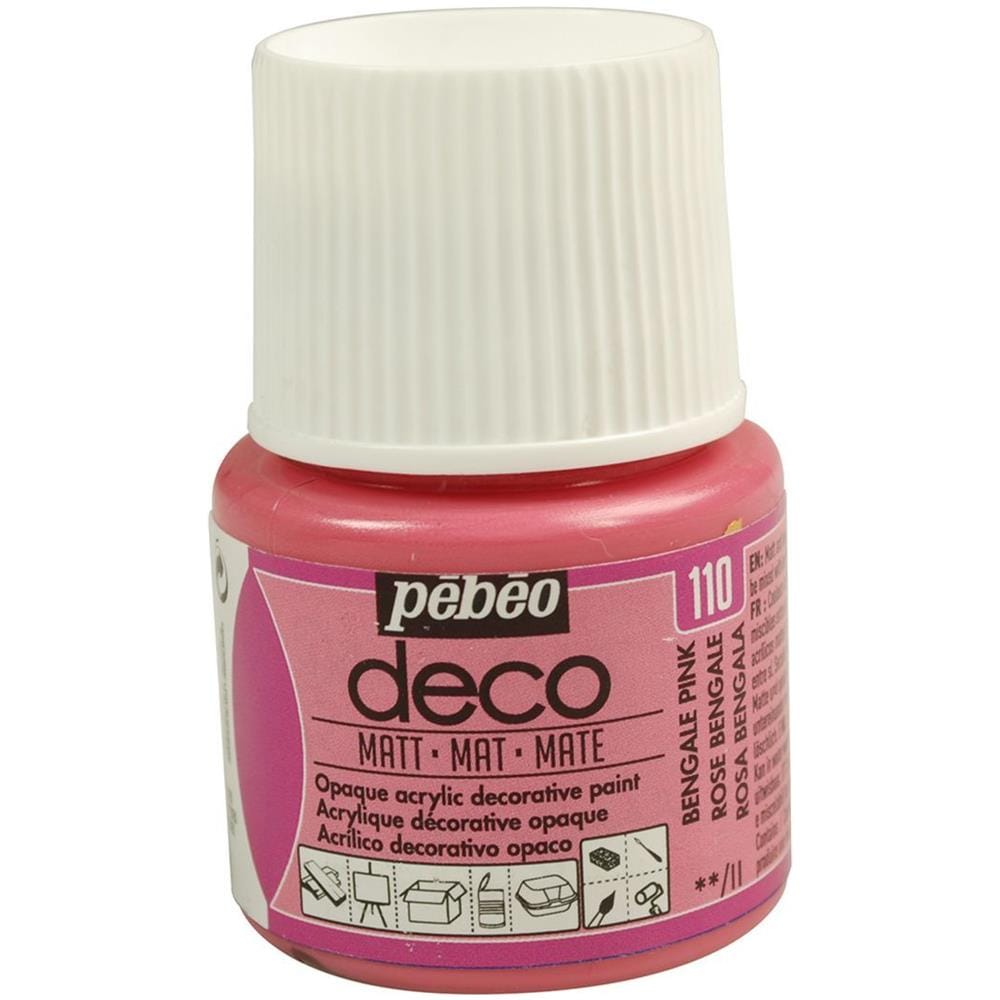 Pittura Acrilica Opaca - Rose Bengale - 45 Ml - Foto 1