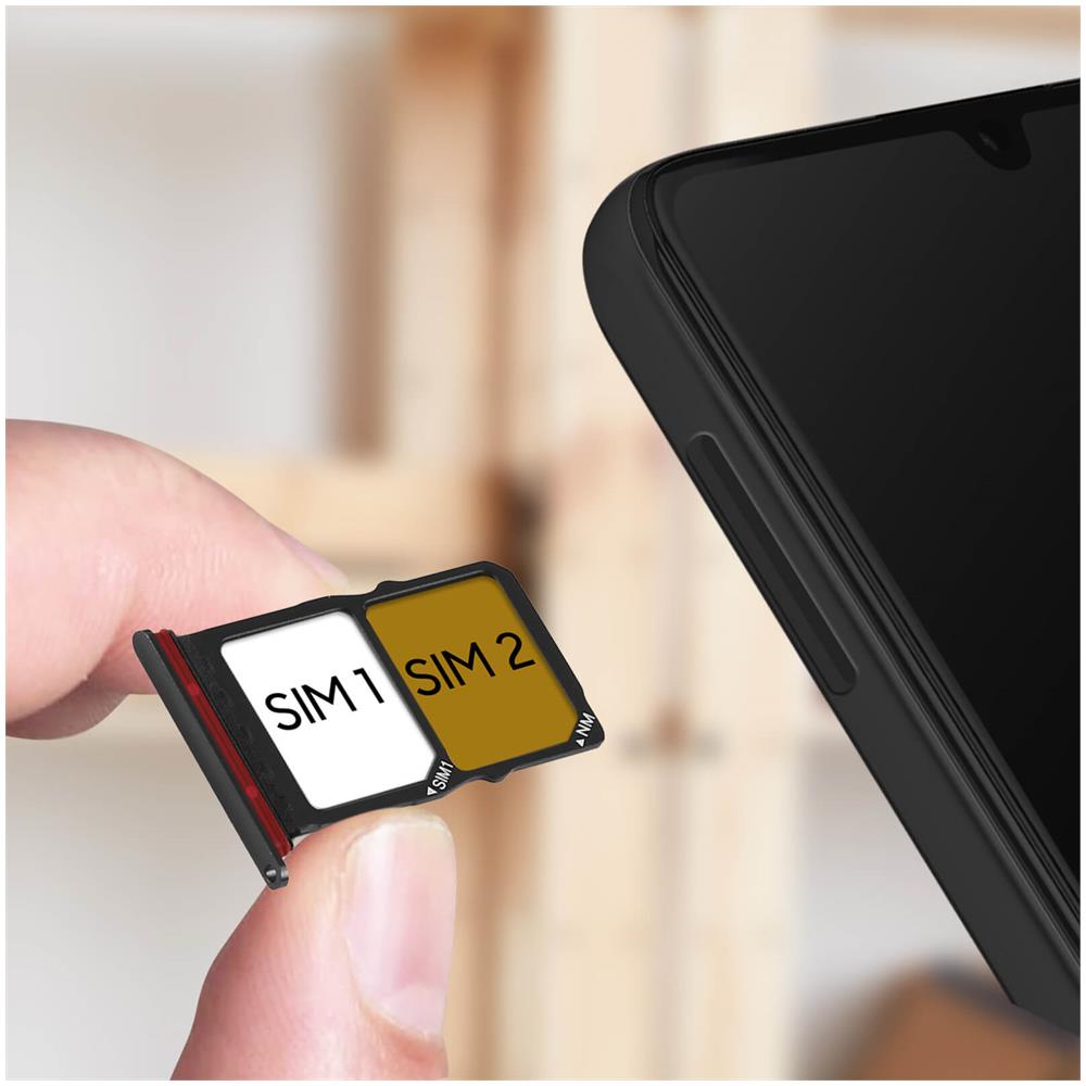 Slot Scheda Sim Di Ricambio Compatibile Per Huawei P30 Nero - Foto 2