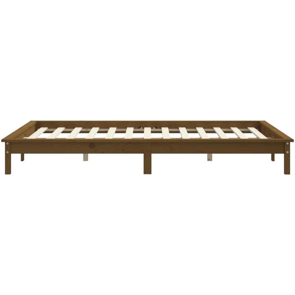Giroletto Miele 180x200 cm Super King Legno Massello di Pino - Foto 2