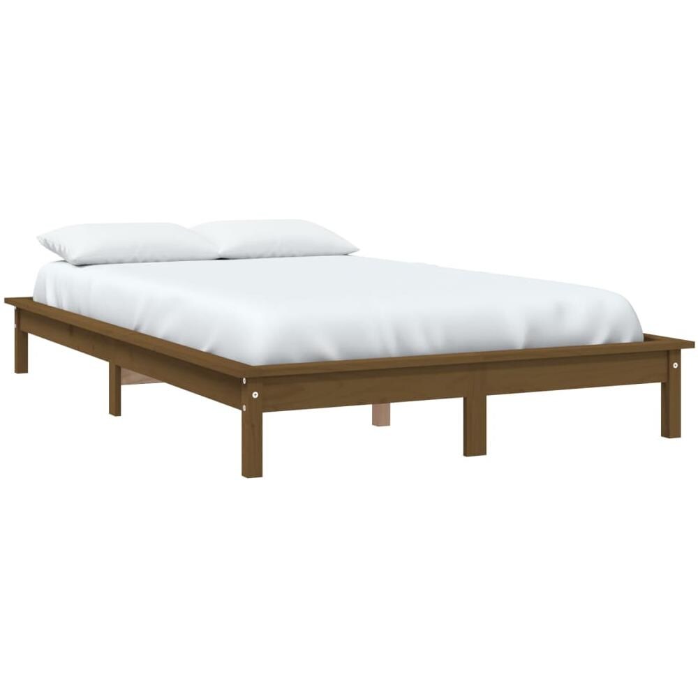 Giroletto Miele 180x200 cm Super King Legno Massello di Pino - Foto 8