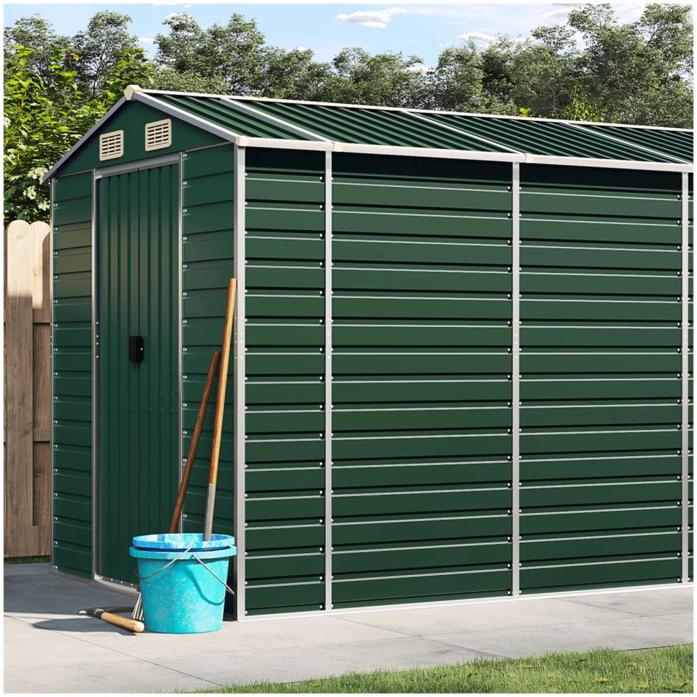 Capanno Da Giardino Verde 191x895x198 Cm In Acciaio Zincato - Foto 1