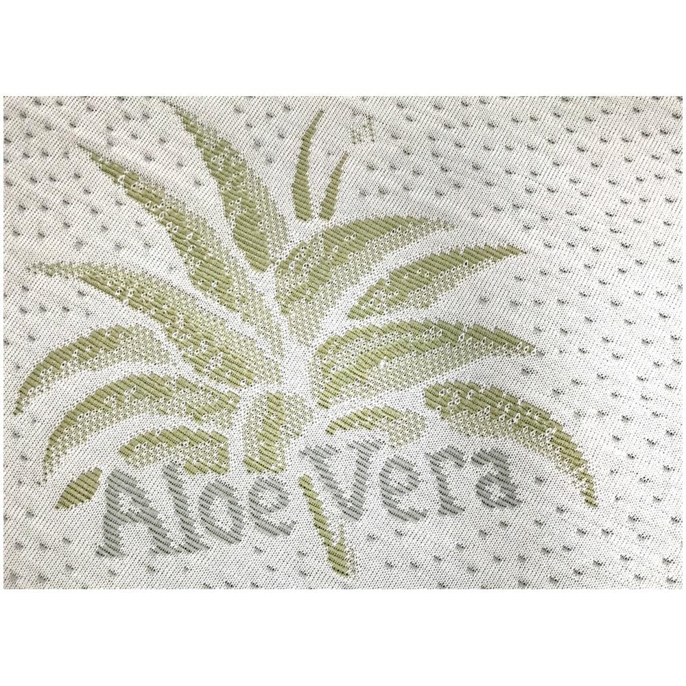 Coprimaterasso Imbottito Elasticizzato Anallergico Federe Cuscino Letto Made Italy Piazza E Mezza Aloe - Foto 2