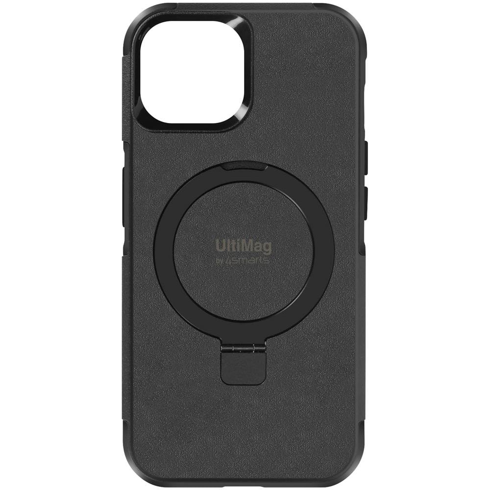 Cover Magsafe Per Iphone 15 Plus Anello Funzione Supporto Nera - Foto 1