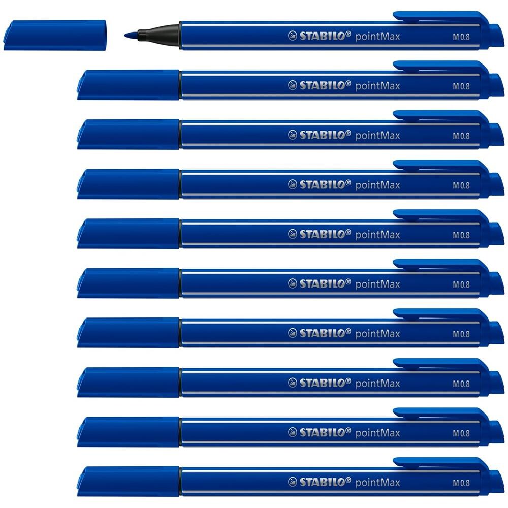 pointMax - Fineliner Premium - Confezione da 10 - Blu Oltremare - Foto 1