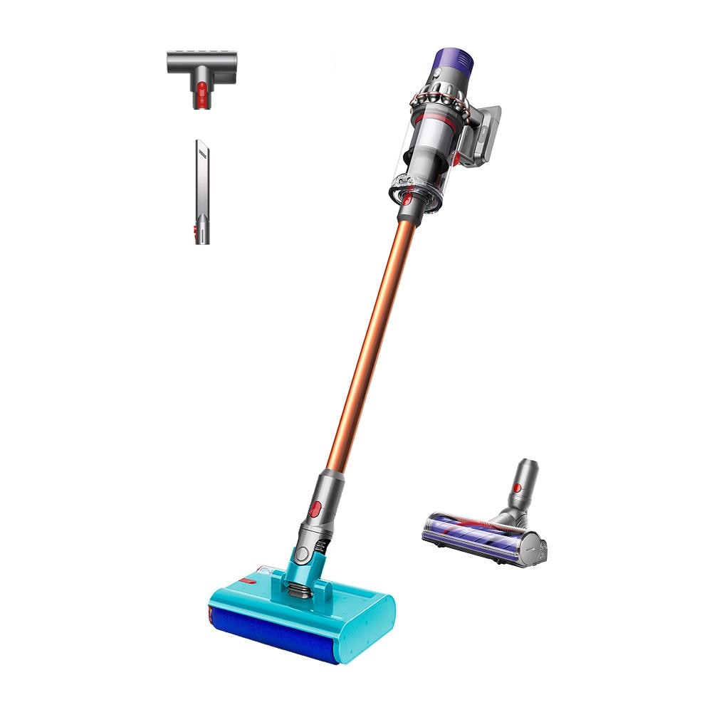 V10 Submarine Aspirapolvere a bastone 2 in 1 Batteria Secco e bagnato Senza sacchetto 0,76 L Rame, Grigio - Foto 1