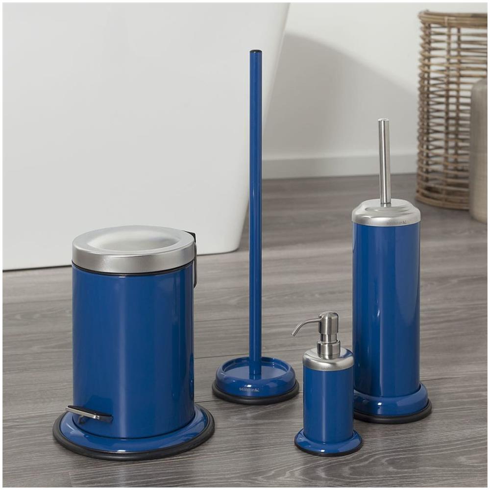 Cestino Con Pedale Acero Blu 3 L 361732424 - Foto 8
