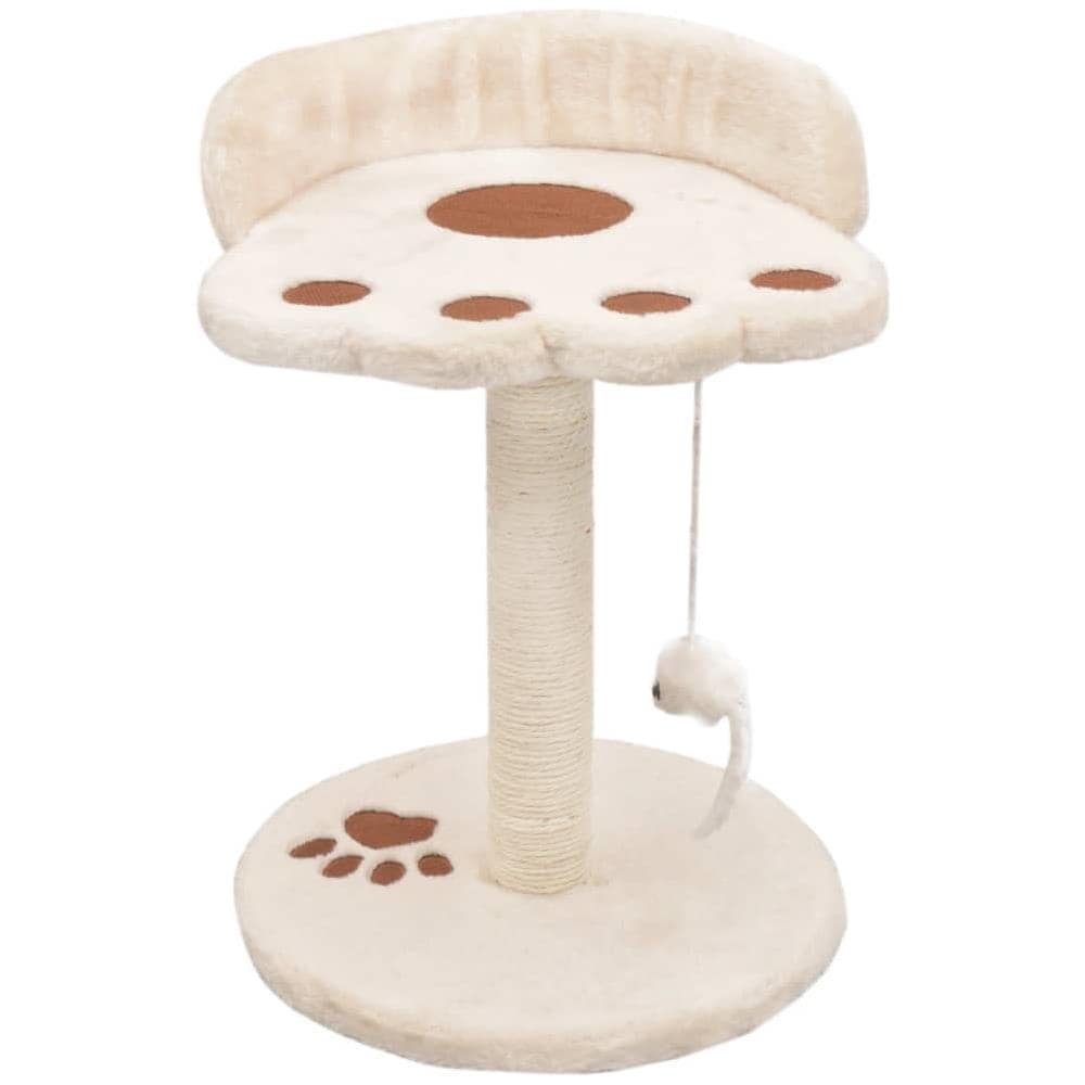 Albero Per Gatti Con Tiragraffi In Sisal 40 Cm Beige E Marrone - Foto 2