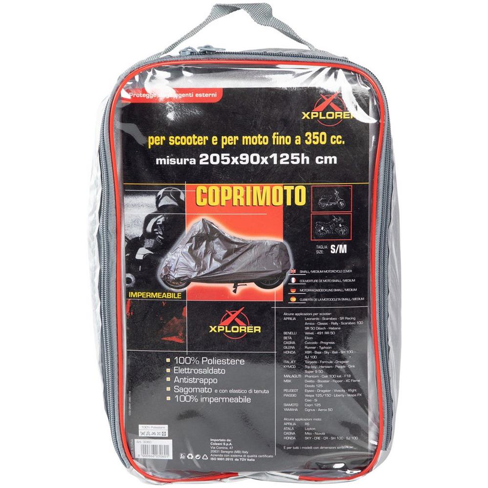 Silver Coprimoto Impermeabile In Polietilene Taglia S-m - Foto 3
