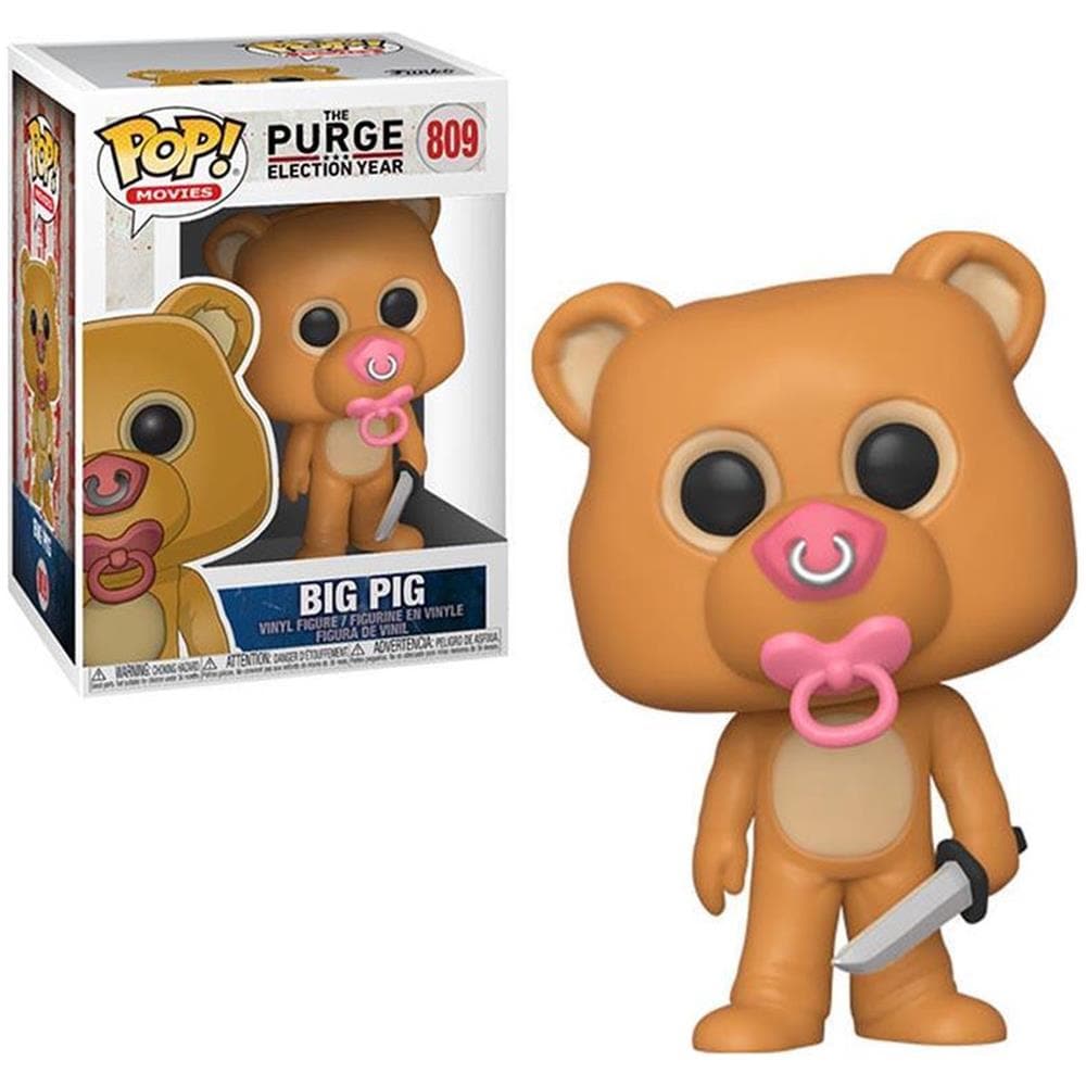 Funko Pop Figura In Vinile Film: Il Purge Big Pig (election Anno) (ectn Yr) Collezione Multicolore 43456 - Foto 2