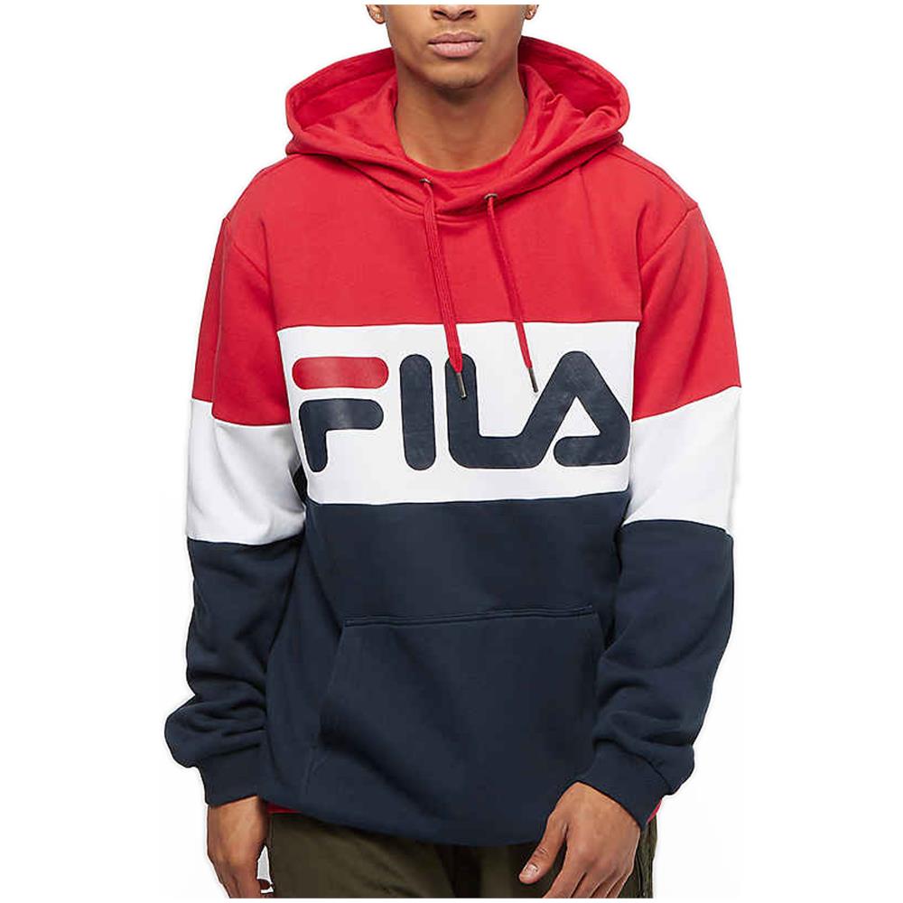 Felpa Cappuccio Uomo Night Blocked Rossa Taglia S Codice 687001-g06 - Foto 1