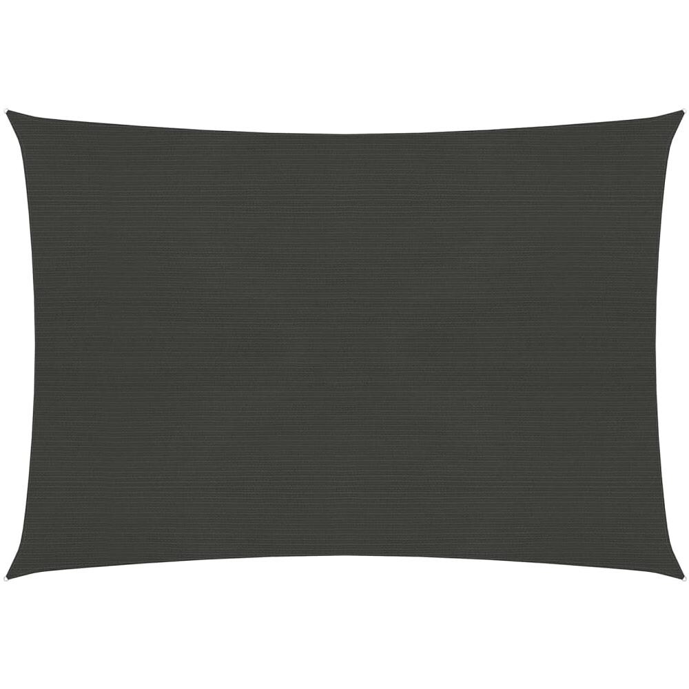 Vela Parasole 160 g / m² Antracite 5x6 m in HDPE - Foto 1
