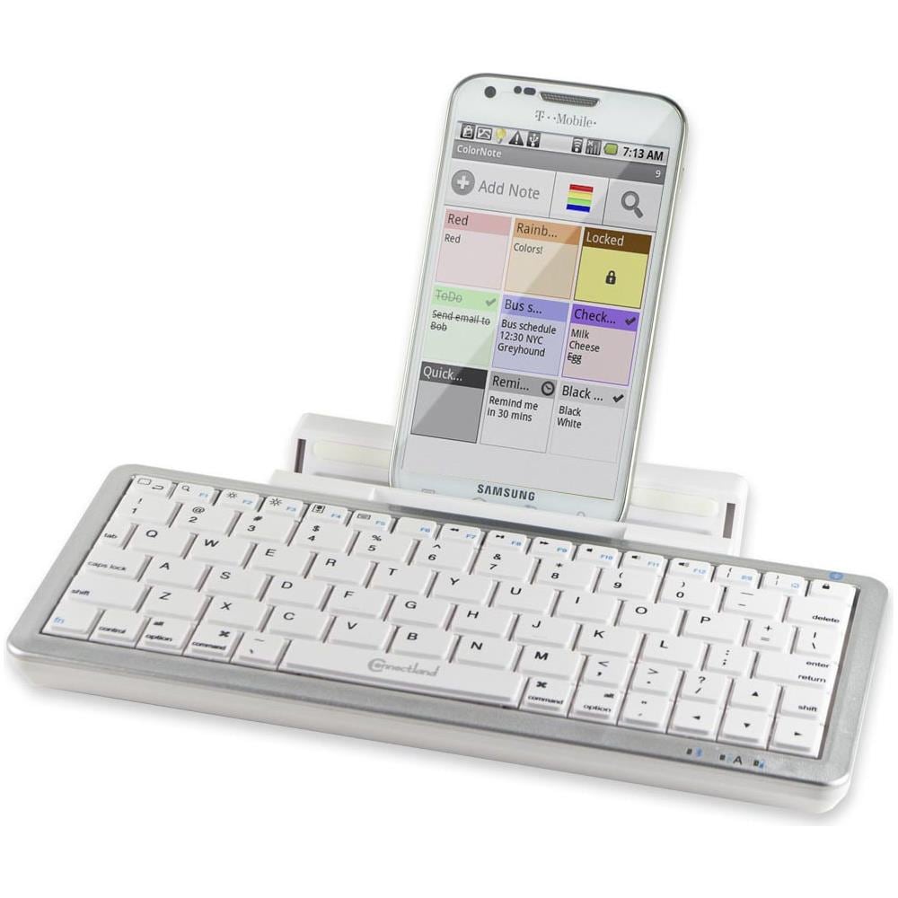 Tastiera Bluetooth CL-KBD23024  (Layout Inglese) Colore Bianco - Foto 1
