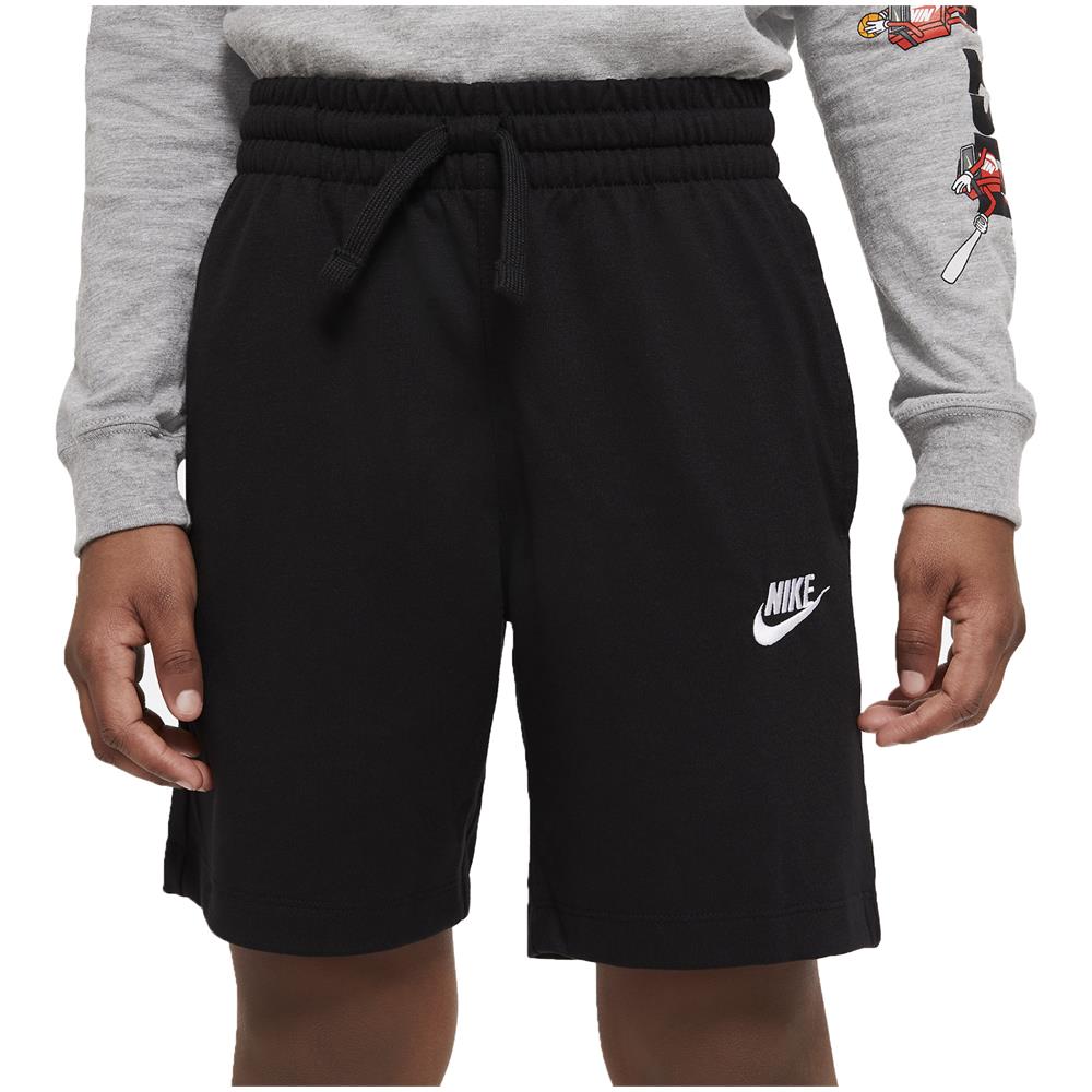 Shorts Da Ragazzo Sportswear Jersey Nero Taglia S (128-137 Cm) Cod Da0806-010 - Foto 2