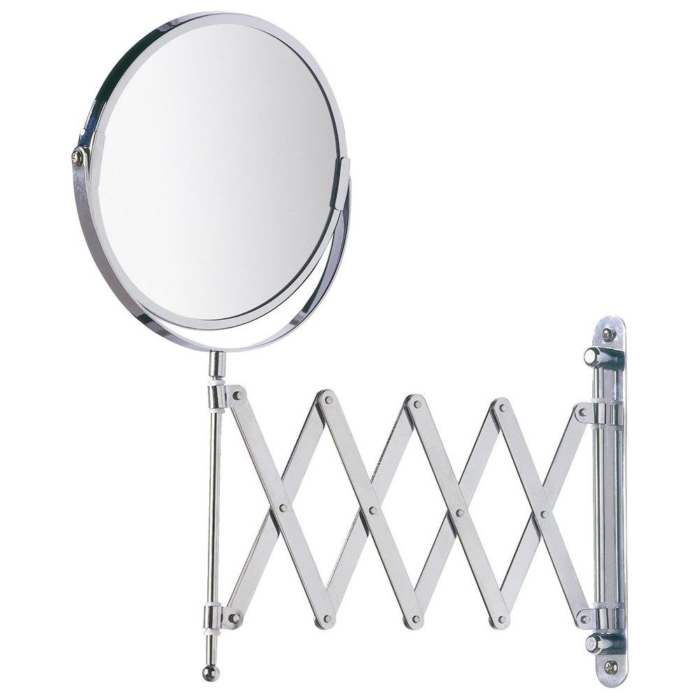 Specchio Cosmetico Da Parete Con Braccio Telescopico, Ingrandimento X3, - Foto 1
