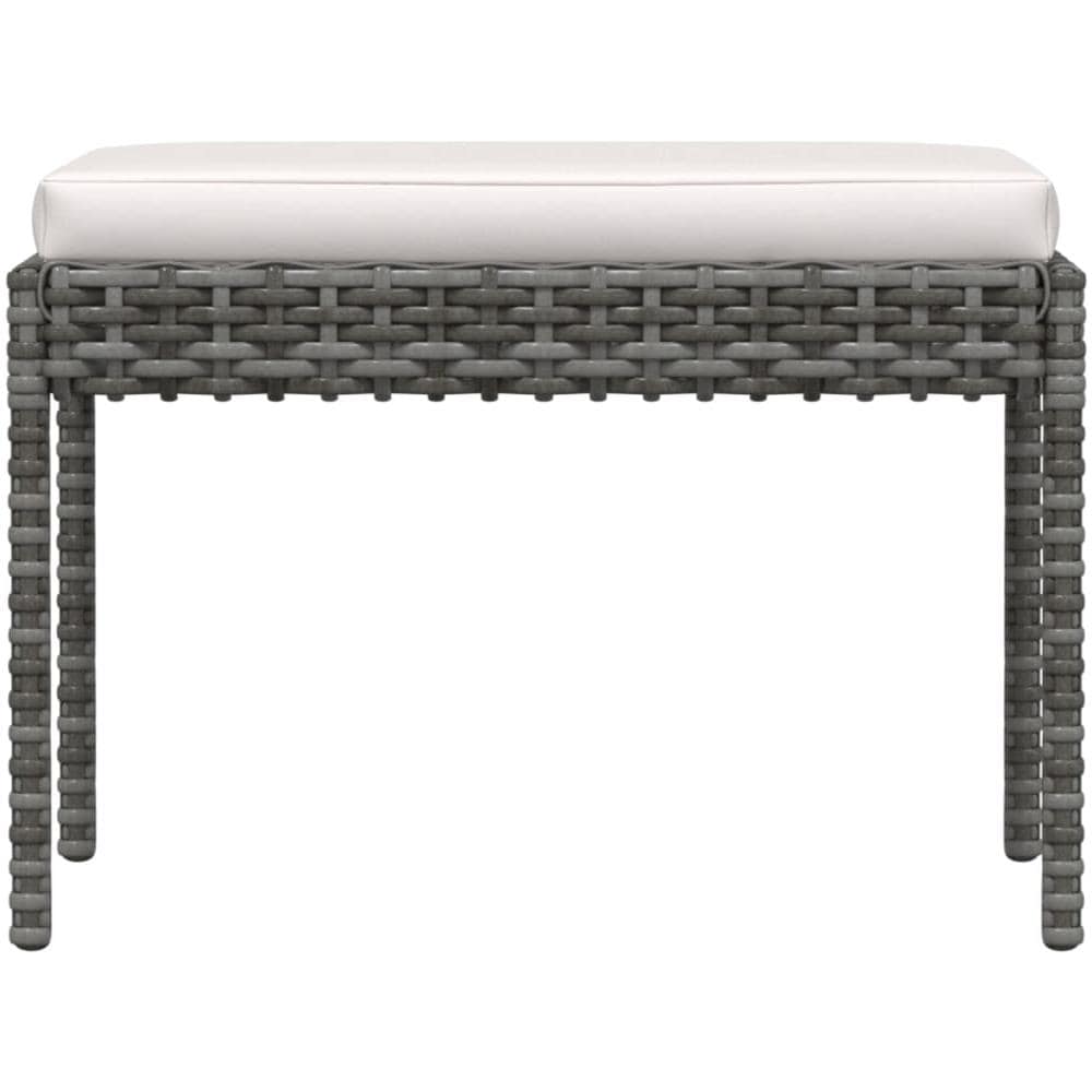Set Divani Da Giardino 6 Pz Con Cuscini In Polyrattan Grigio - Foto 7