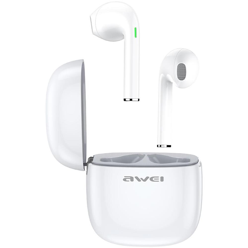 Auricolari Bluetooth Tws T28 Custodia Ricarica Ipx4 Comandi Touch Bianco - Foto 1