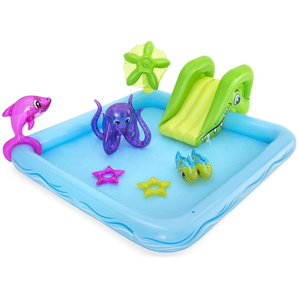Centro Giochi Gonfiabile Aquario Fantastico 239x206x86 Cm - Foto 1