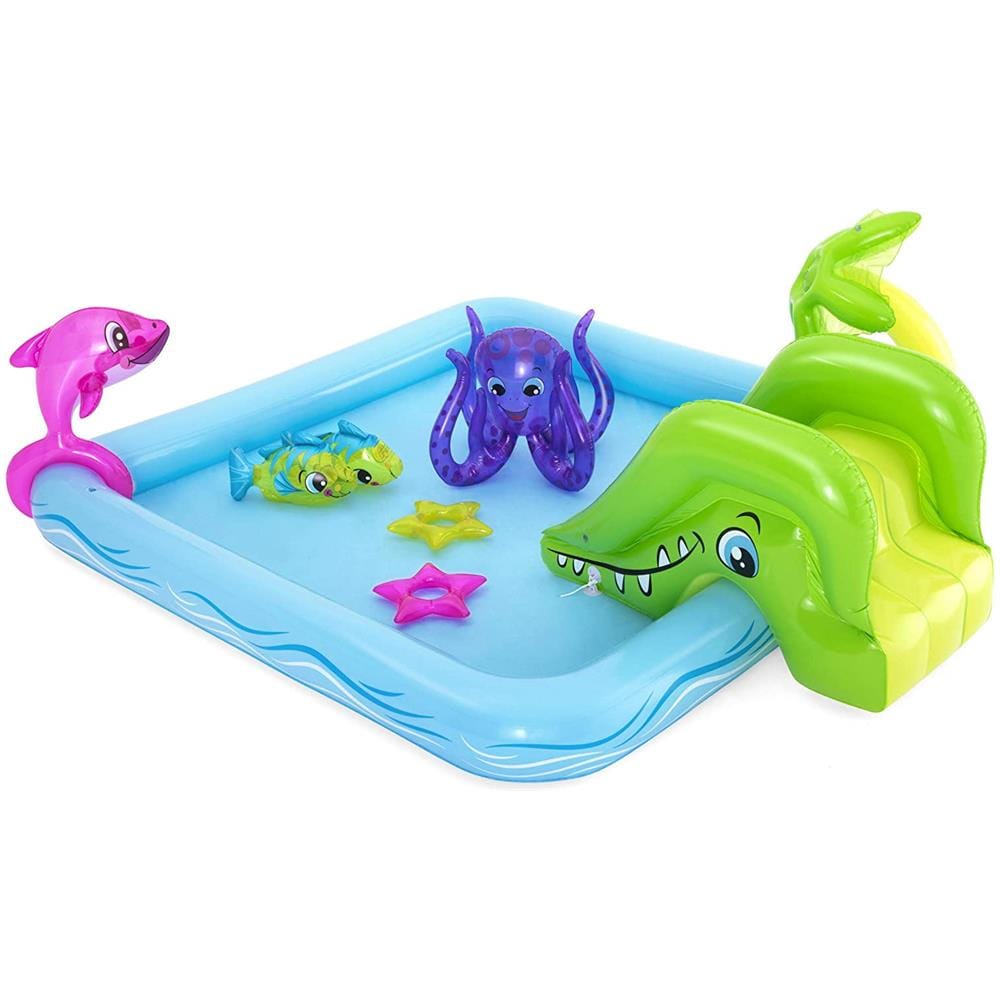 Centro Giochi Gonfiabile Aquario Fantastico 239x206x86 Cm - Foto 2