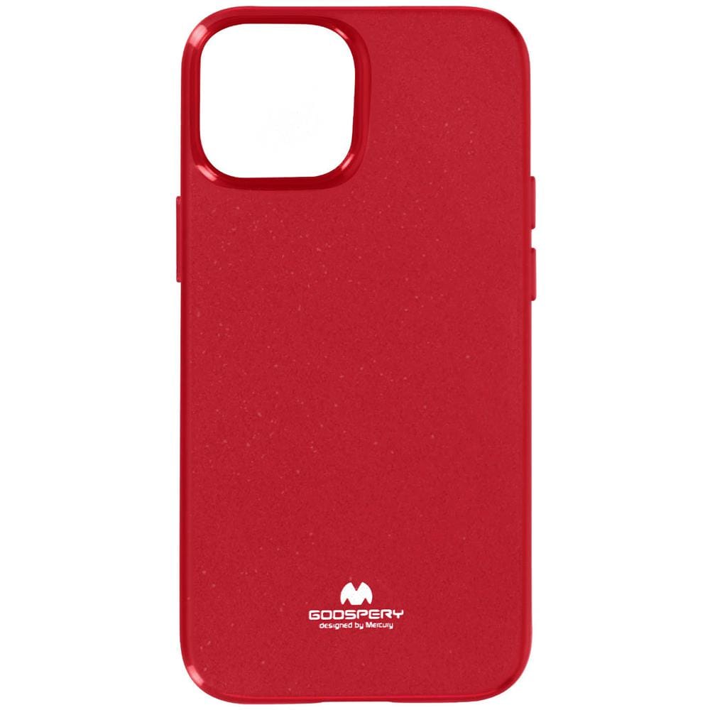 Cover Iphone 13 Silicone Effetto Brillante Pearl Jelly Mercury Rossa - Foto 1