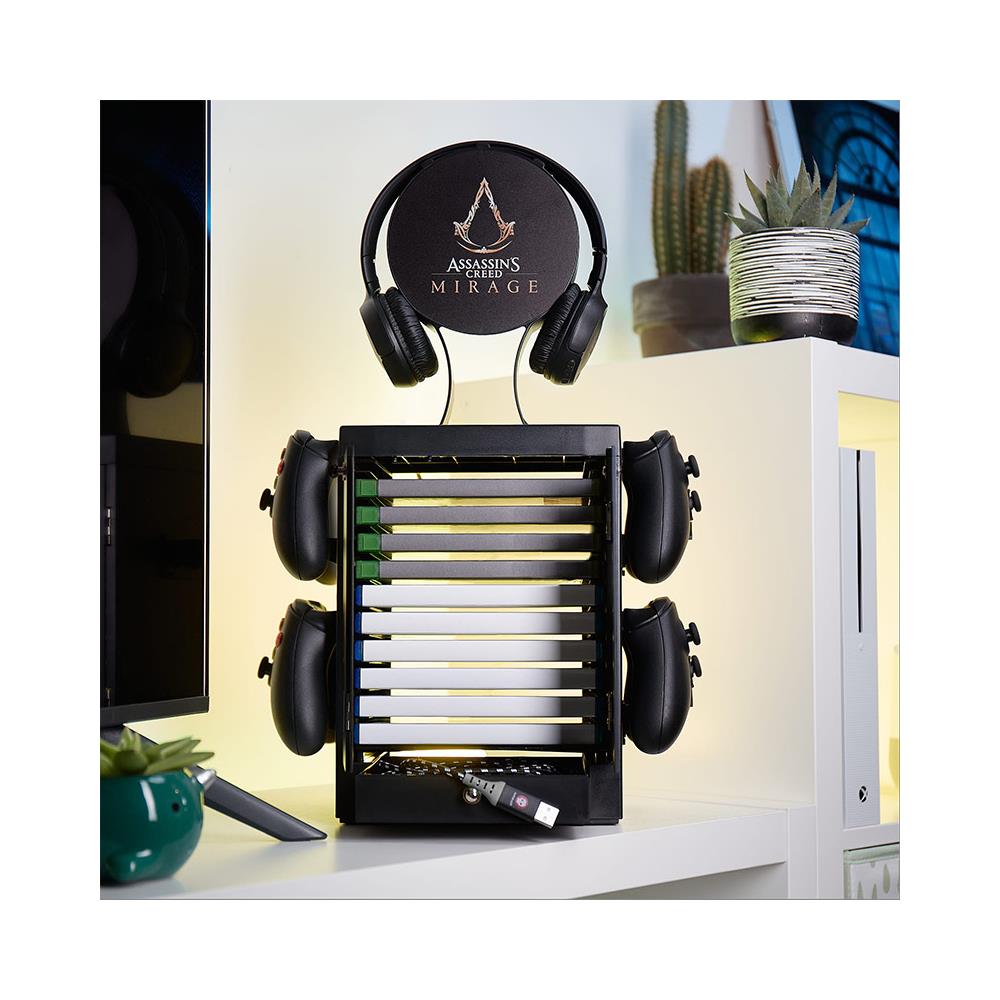 Armadietto Da Gioco Ispirato Ad Assassin's Creed Per 4 Controller - 10 Giochi - 1 Auricolare - Foto 2